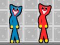 Jogo Stick Huggy Vermelho e Azul  online