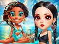 Jogo Onda chique oceano moda frenética  online