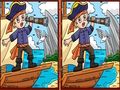 Jogo Piratas encontram as diferenças  online