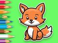 Jogo Livro para colorir: bebê raposa  online