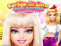 Jogo Desafio do tapete vermelho Barbie e Lara online Jogo Desafio do tapete vermelho Barbie e Lara online