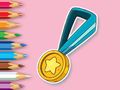 Jogo Livro para colorir: Medalha  online