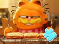 Jogo Quebra-cabeça: Garfield e lasanha  online