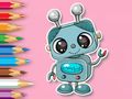 Jogo Livro para colorir: Robô Sorriso  online