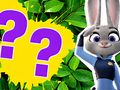 Jogo Questionário infantil: o que você sabe sobre zootopia  online
