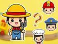 Jogo Questionário para crianças: desafio de trabalho 3  online