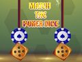 Jogo Combine os dados de pôquer  online
