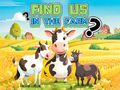 Jogo Questionário infantil: encontre-nos na fazenda  online