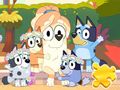 Jogo Quebra-cabeça: Retrato doce de Bluey  online