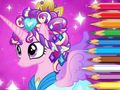 Jogo Livro para colorir: Princesa Pônei  online