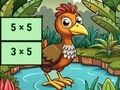 Jogo Descoberta de imagem de pássaro de multiplicação  online