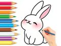 Jogo Livro para colorir: coelho fofo  online