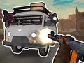 Jogo Perseguição na estrada. Armas realistas de atirador  online