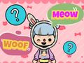 Jogo Questionário infantil: converse com animais  online