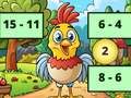 Jogo Subtração: descoberta de imagem de pássaro  online