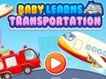 Jogo Bebê aprende transporte  online