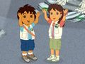 Jogo A aventura do dinossauro de Diego  online