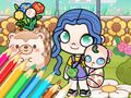 Jogo Livro para colorir: Avatar World Babycare  online