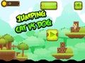 Jogo Gato saltando contra cachorro  online