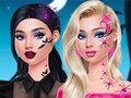 Jogo Maquiagem de Halloween da cultura pop  online