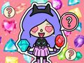 Jogo Questionário infantil: cor das joias  online
