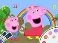 Jogo Livro para colorir: Peppa Pig Muddy engraçado  online