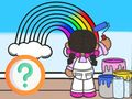 Jogo Questionário infantil: pinte o céu  online