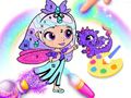 Jogo Livro para colorir: Princesa Brilhante  online
