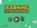 Jogo Aprendendo letras e palavras  online