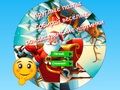 Jogo Quebra-cabeça redondo Colete fotos engraçadas de Natal  online