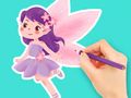 Jogo Livro para colorir: Fada das Flores  online