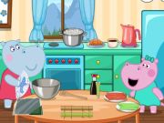 Jogo Festa de culinária japonesa hipopótamo  online