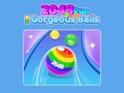 Jogo Corrida de 2048: bolas lindas  online