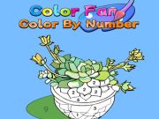 Jogo Ventilador de cores: cor por número  online