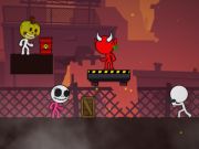 Jogo Stickman Night sobreviver  online
