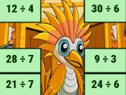 Jogo Divisão de imagens de pássaros reveladas  online