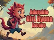 Jogo Adorável menina hiena fuga  online