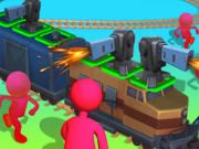 Jogo Aventura de artilharia de trem  online