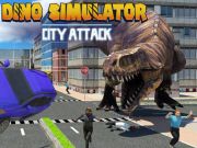 Jogo Ataque da cidade de simulador dino online