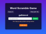 Jogo Desafio do jogo Word Scramble  online