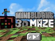 Jogo Labirinto 3D MineBlocks online Jogo Labirinto 3D MineBlocks online