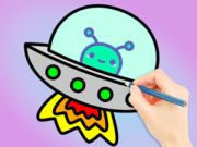 Jogo Livro para colorir: Galaxy Wander  online