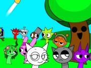 Jogo Sprunki Encontre as diferenças  online
