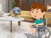 Jogo Ajude o menino com deficiência  online