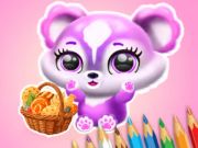 Jogo Livro para colorir: piquenique fofo  online