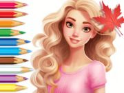 Jogo Livro para colorir: Conto de outono da Barbie  online