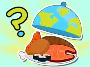 Jogo Questionário infantil: sabores do mundo  online