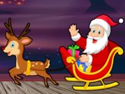 Jogo Encontre o Papai Noel com presente  online