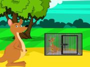 Jogo Bebê canguru vermelho resgatado da gaiola  online