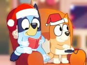 Jogo Quebra-cabeça: Festa de Natal Bluey  online